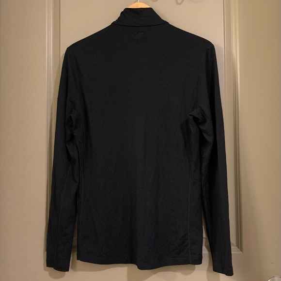 Icebreaker Men's Merino 200 Oasis Half Zip Thermal Long Sleeve Top Black Size M - Picture 11 of 15